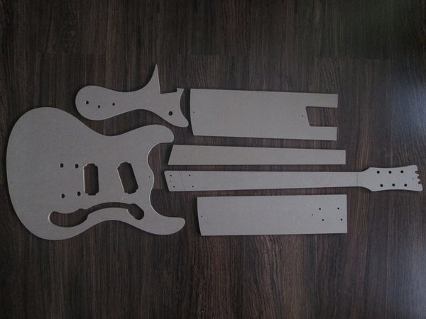 Mosrite Gitarre Schablone template