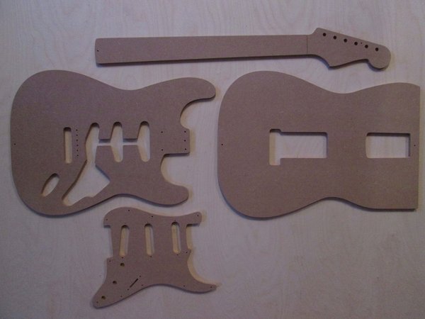 Fender Strat Gitarre Schablone template