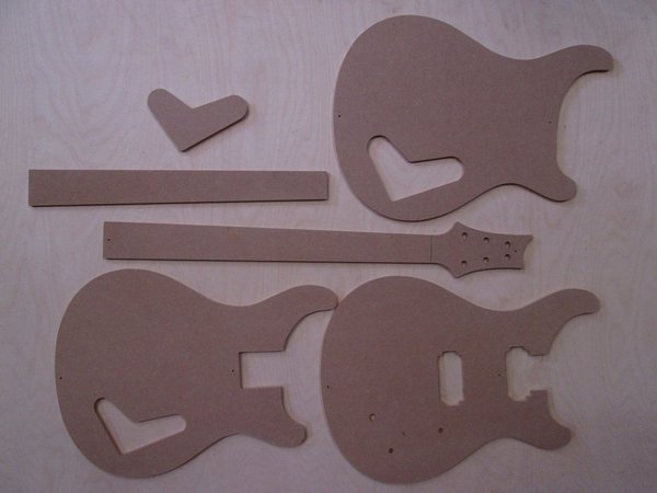 PRS Standard Gitarre Schablone template